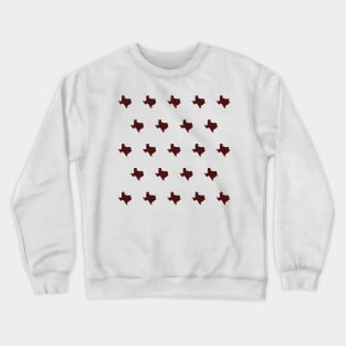 Texas Maroon Crewneck Sweatshirt